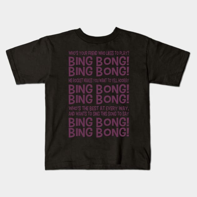 Bing Bong the Musical! Kids T-Shirt by Jetfire852